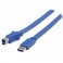 Cavo piatto 2 mt usb 3.0 tipo A mas - B mas