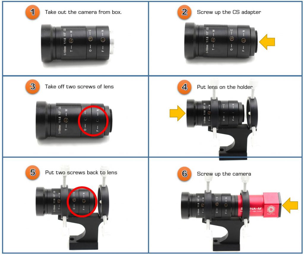 
Telescopio guida 100mm Mini Guiding Set - Player One
