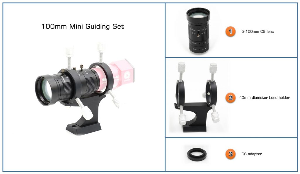 
Telescopio guida 100mm Mini Guiding Set - Player One
