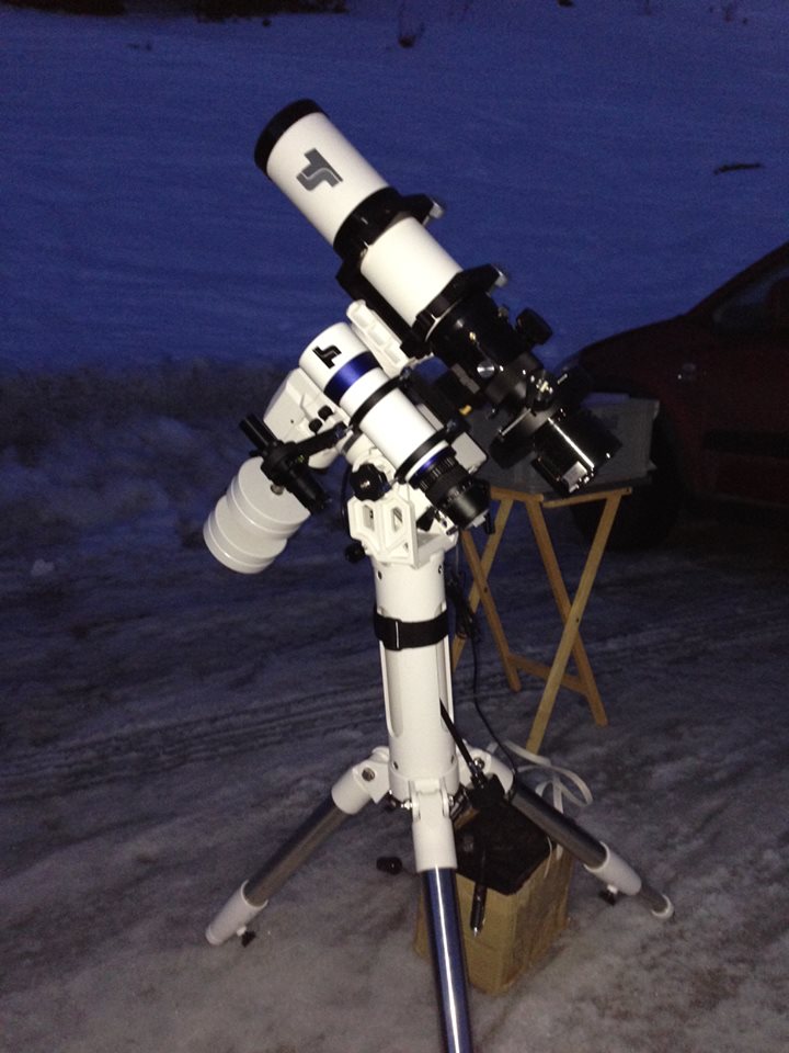 Setup Skywatcher AZ EQ 5 GT Synscan con TS APO 81 Q e TSL60D