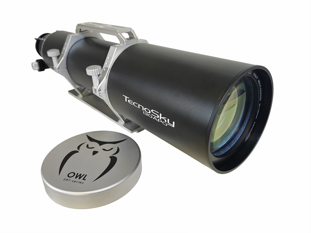  Il nuovo Tecnosky 130/900mm OWL EDT è un tripletto trattato FMC con elemento centrale alla fluorite FPL-51 