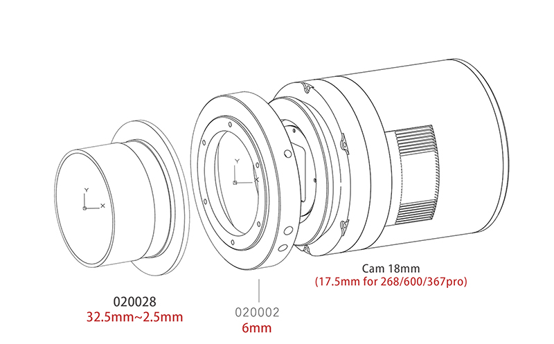  Camera QHY268 Color BSI 26 mega pixel 