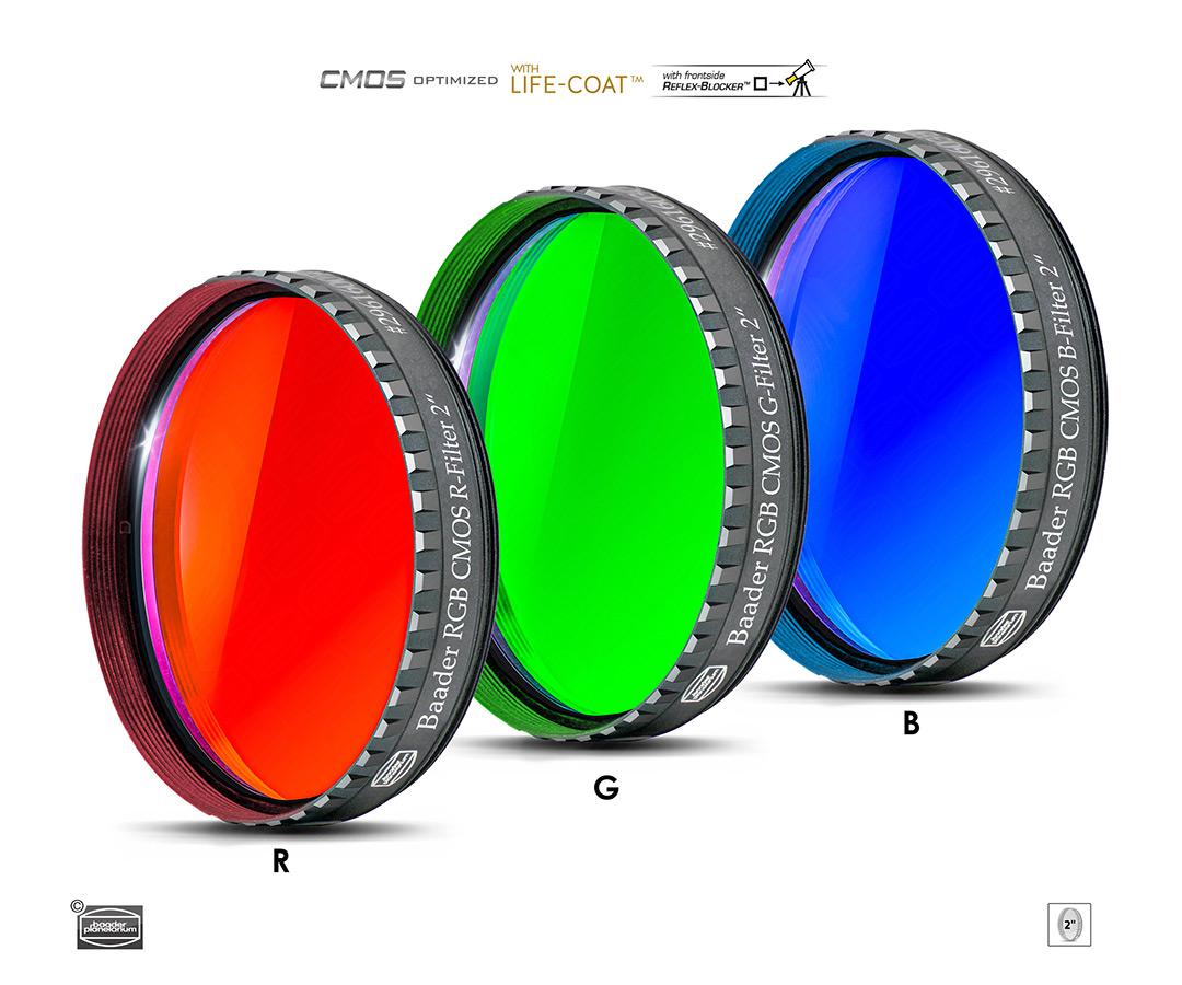  Set di filtri RGB parafocali da 50.8mm, per CCD 