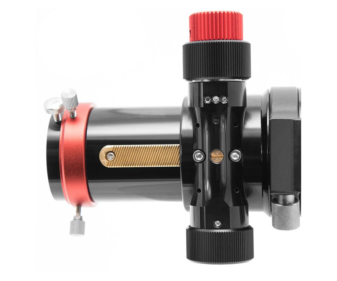   TS-Optics rifrattore apocromatico Photoline FPL-53 60mm f/6 - Focheggiatore da 2" R&amp;P - dettagli in rosso  