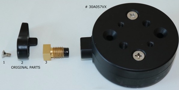  Flangia di connessione da montatura Advanced VX ai morsetti Geoptik (codice 30A074,30A077 e 30A057) 