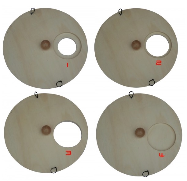  Dobson Nadirus 16" 400/1500 (404mm) con base in legno. Questo kit non comprende lo specchio primario, il secondario, il focheggiatore ne il cercatore. 