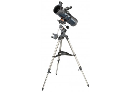  Telescopio Newton Astromaster da 114mm e montatura equatoriale completo di adattatore Smartphone 