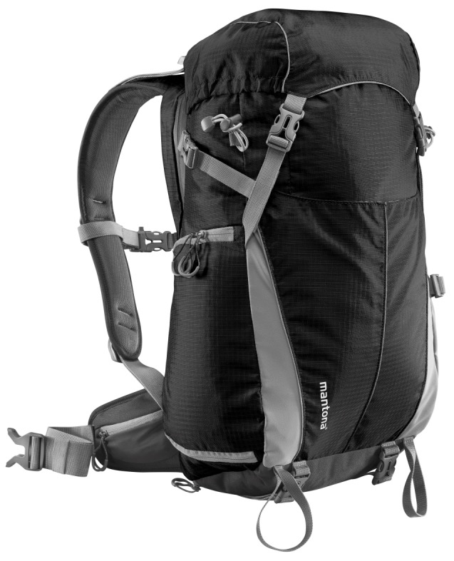  Zaino Mantona nero per trekking outdoor e borsa fotografica incorporata 