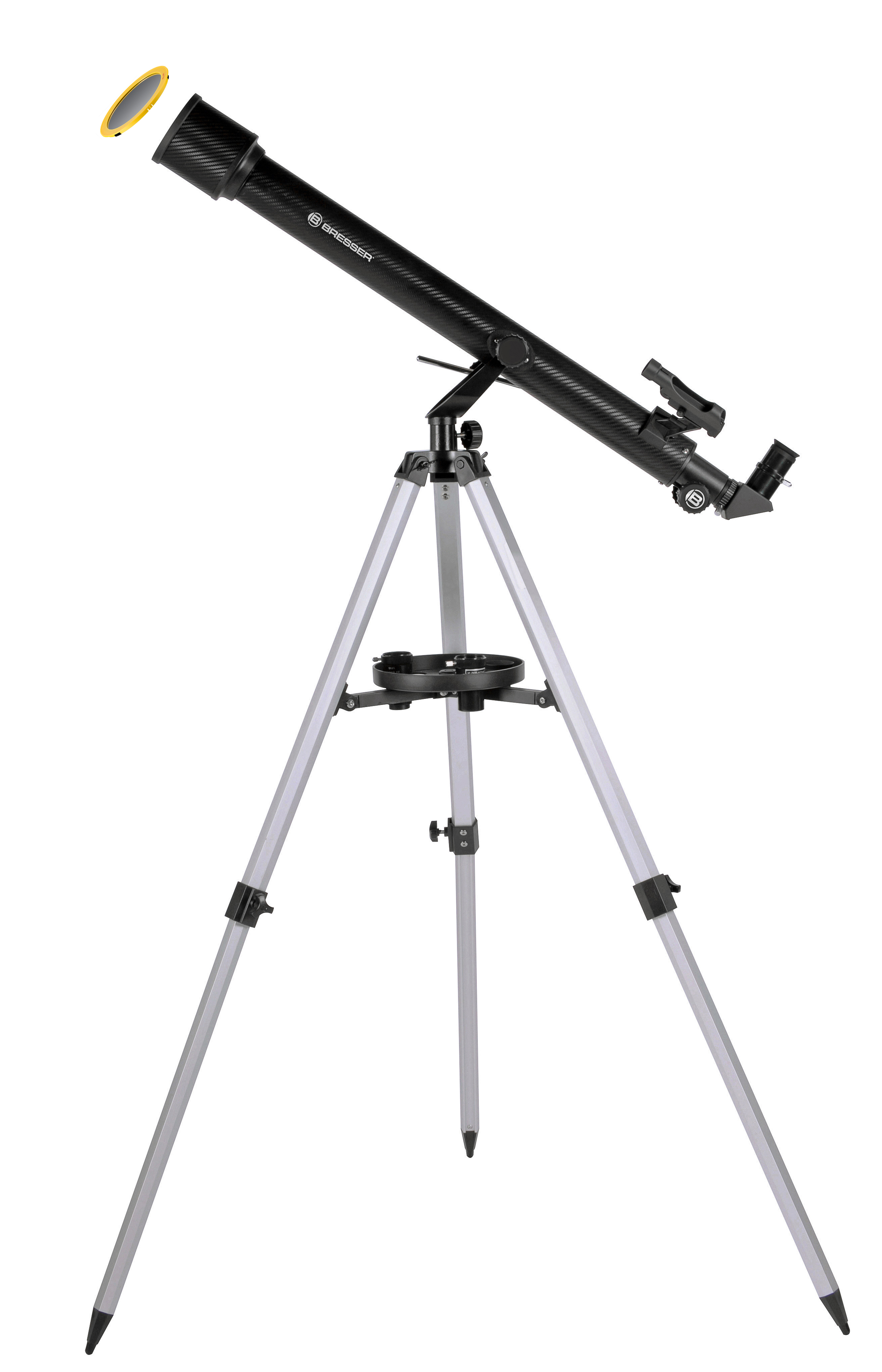  Telescopio rifrattore BRESSER Stellar 60/800 AZ con adattatore per fotocamera smartphone 
