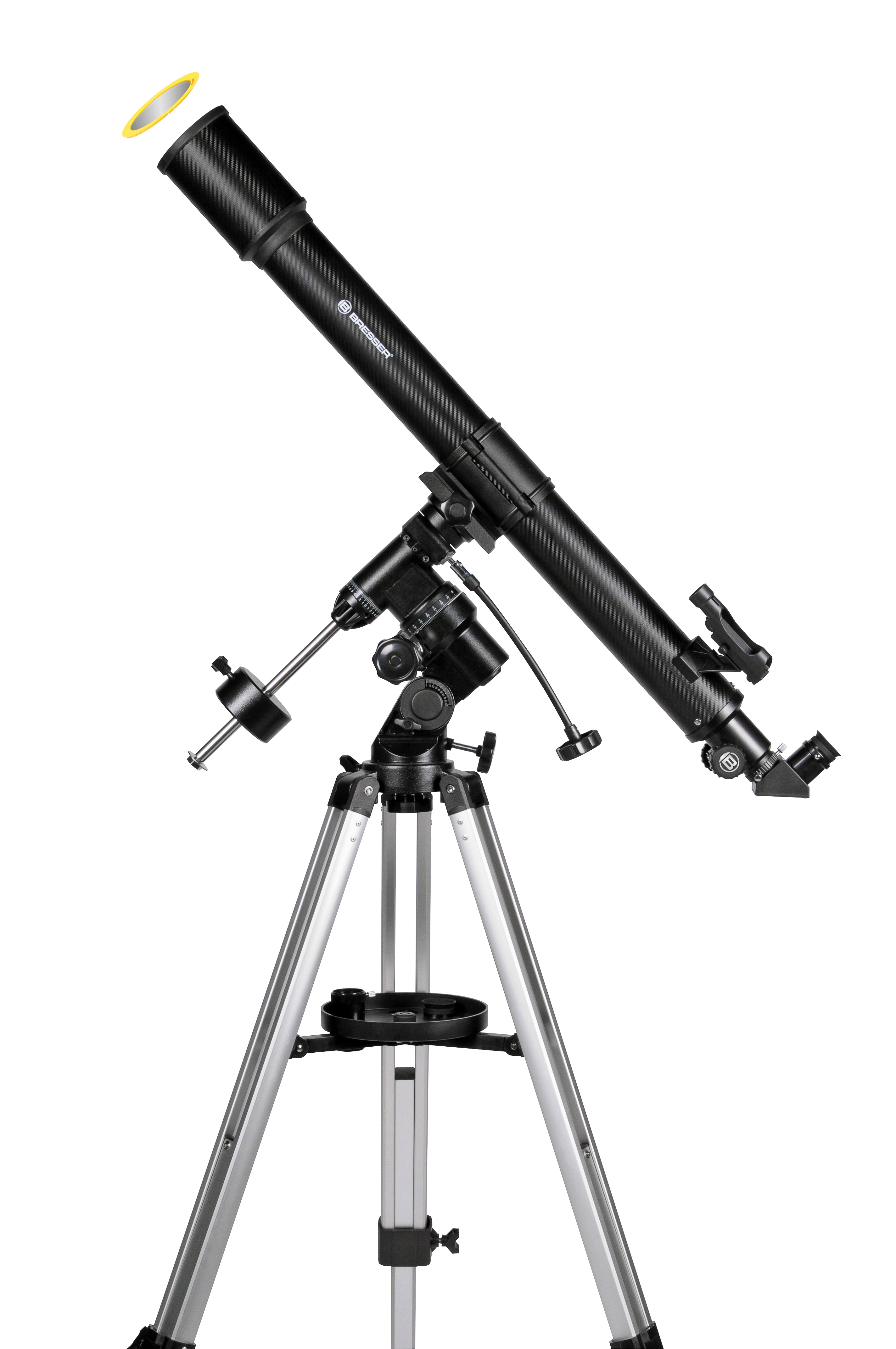  Telescopio rifrattore Lyra 70/900mm con montatura equatoriale 