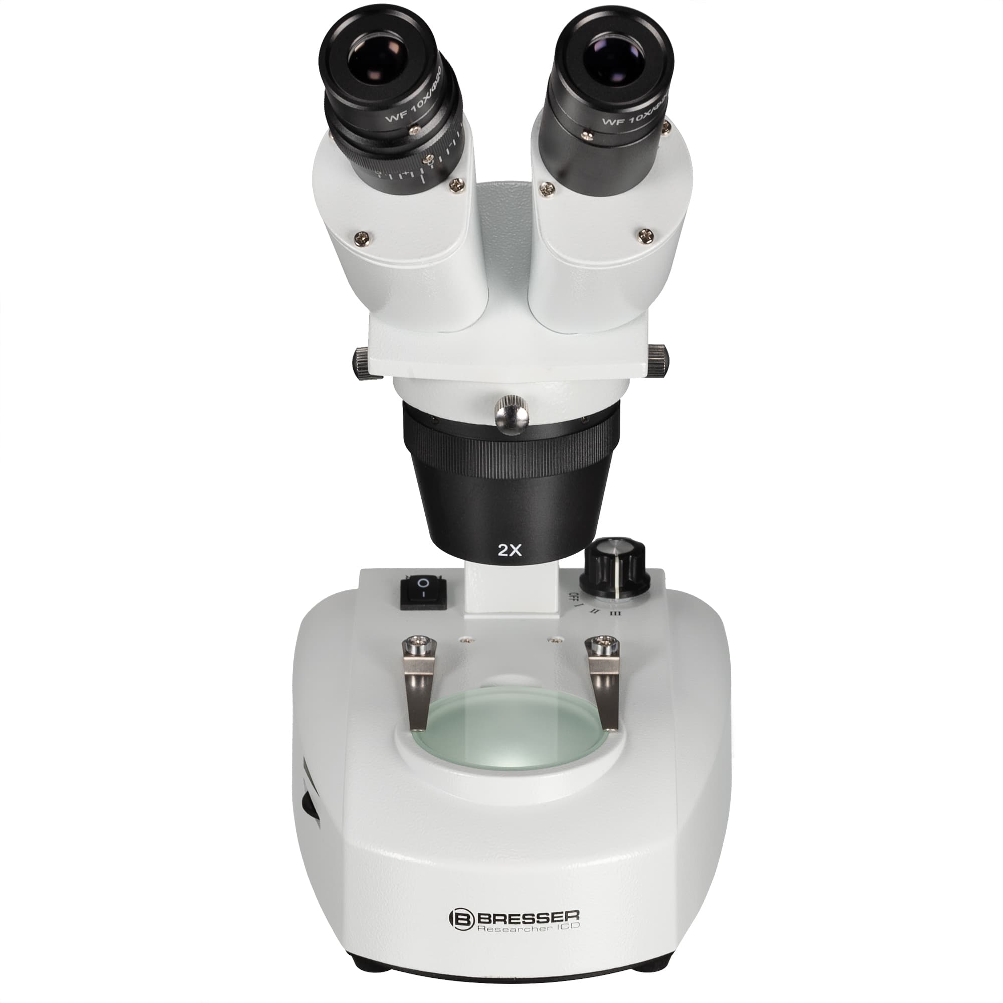   Stereomicroscopio di qualità a luce trasmessa e incidente con testa binoculare rotante a 360°  