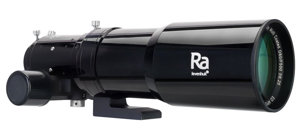  Rifrattore apocromatico a due lenti RA R80 ED BLACK con apertura: 80 mm e lunghezza focale: 500 mm 