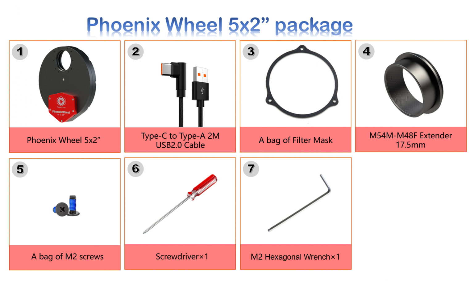   Ruota portafiltri Player One Phoenix 5x2"  