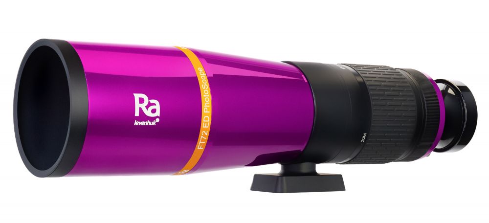  Rifrattore apocromatico a due lenti RA FT72 ED Violet con apertura: 72 mm e lunghezza focale: 432 mm 