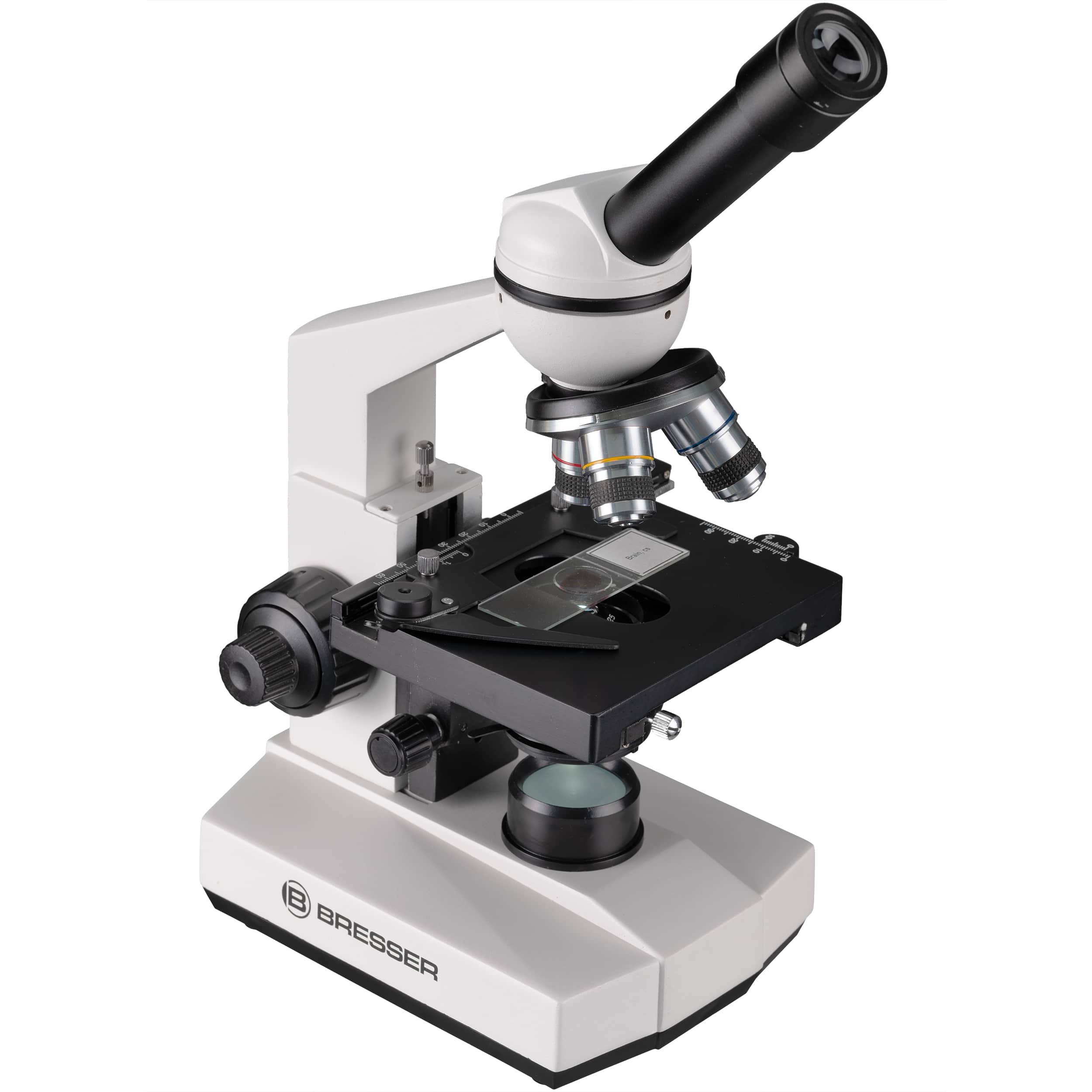  Microscopio per la scuola compatto e ben attrezzato nella pratica valigetta
 
  