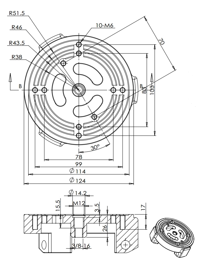  Treppiede in carbonio iOptron, per le montature della prossima generazione come le HEM15, HEM27, HEM44, HAE29, HAE43 