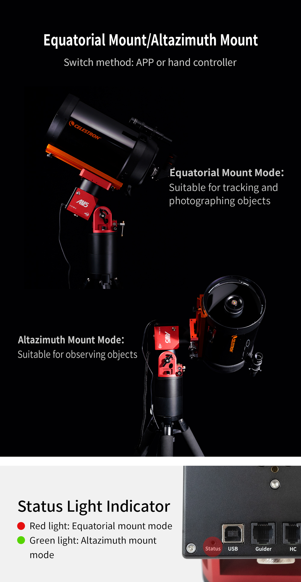    ZWO AM5 Harmonic Equatorial Mount -  ZWO presenta una nuovissima montatura a moto armonico in occasione del decennale dalla fondazione  