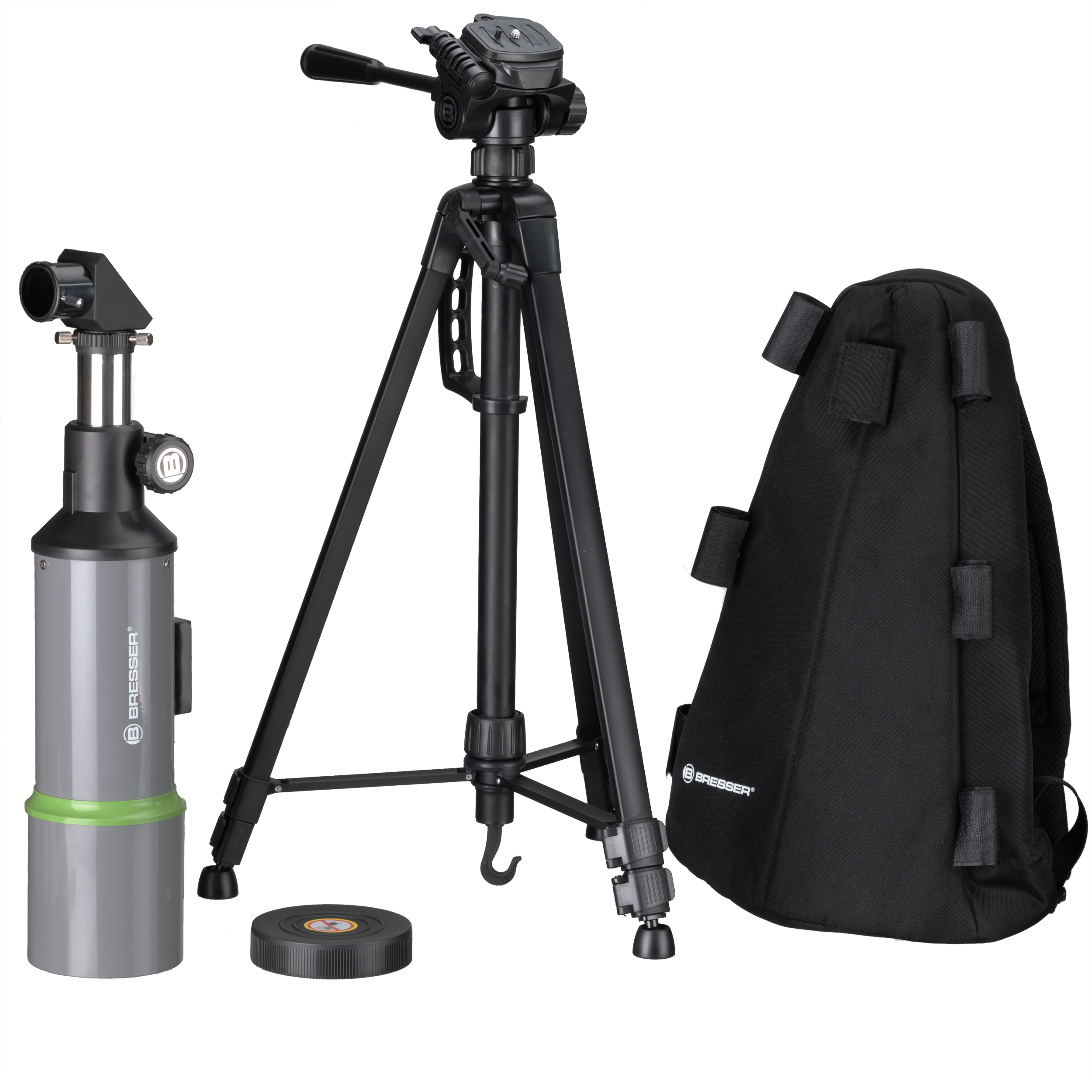  Telescopio da viaggio NightExplorer BRESSER 80/400 con zaino, adattatore per smartphone e accessori 