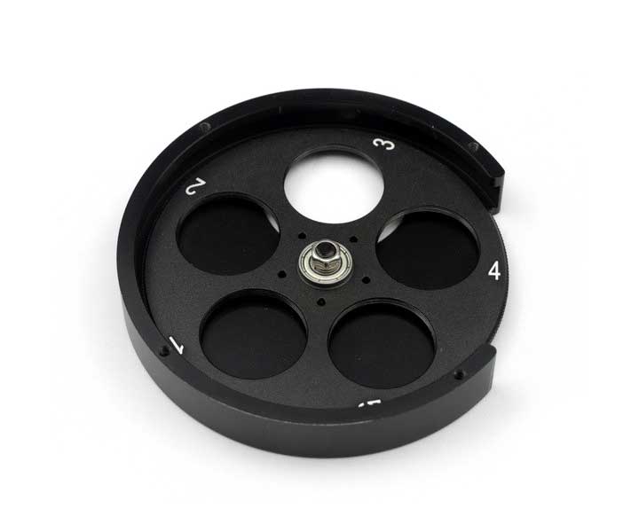  High-grade filter wheel for five 1.25" filters for astrophotography and visual observation from ZWO [EN] 