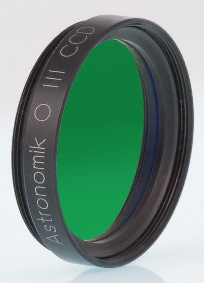  Filtro Astronomik ASO3CCD1 da 12nm – per CCD OIII - diametro 31,8mm montato in cella 