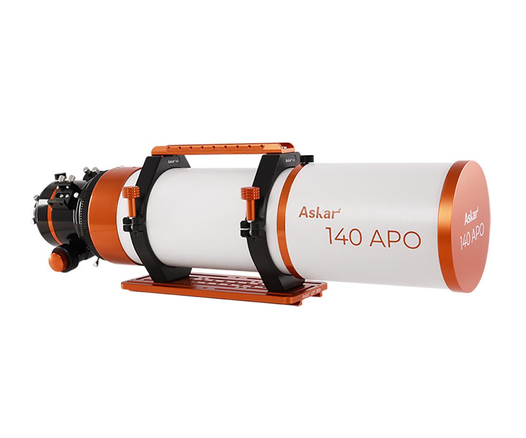  The Askar 140APO is an apo refractor with 140 mm aperture, 980 mm focal length and a focal ratio of 1:7 with many practical features. [EN] 