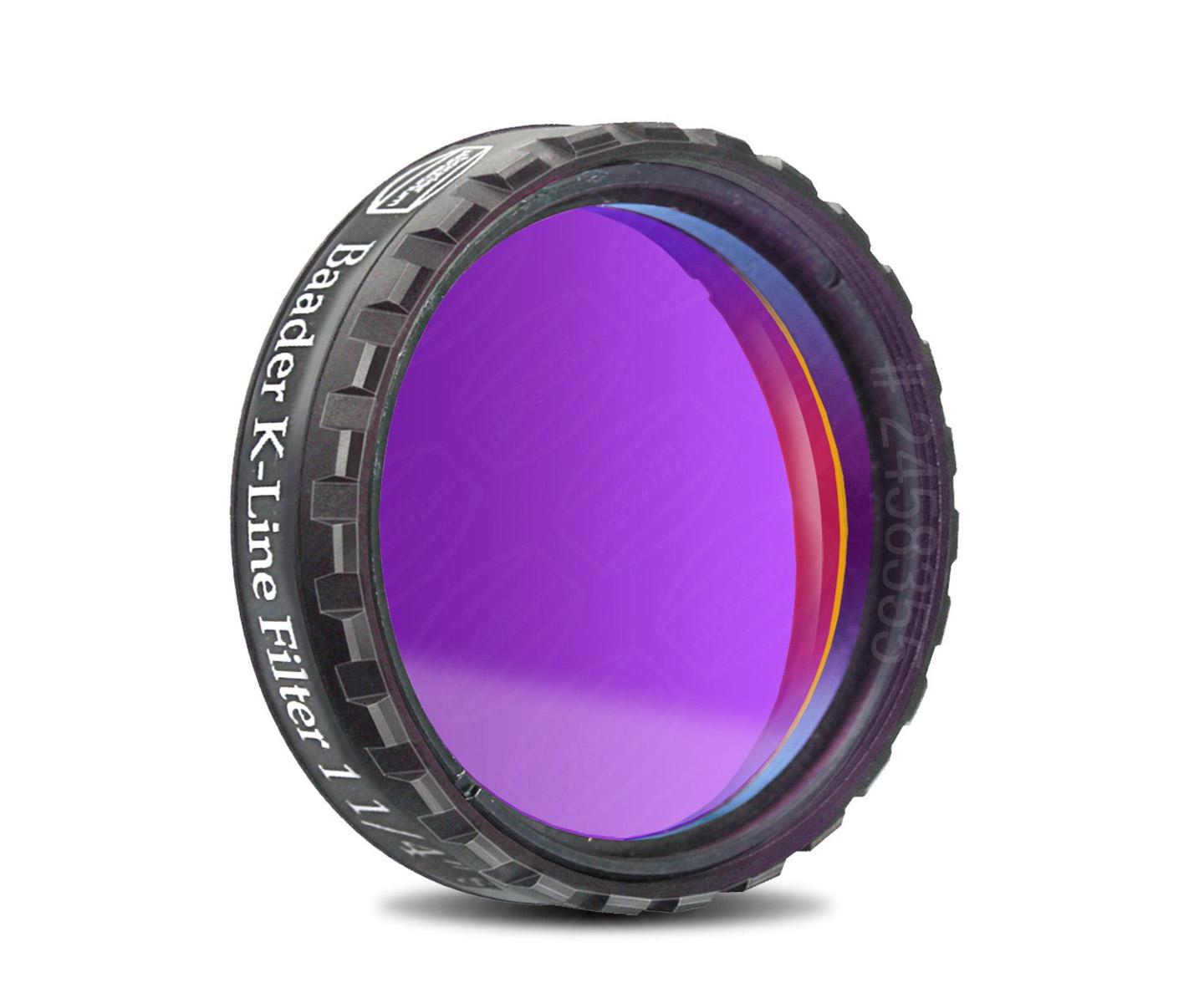  Baader Filtro K-Line da 1¼" (31.8mm) Generazione II, per riprese solari in luce del calcio ionizzato 