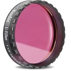  Filtro U (Ultravioletto) da 1¼" (31.8mm), non fotometrico. Ideale per riprendere le nubi di Venere 