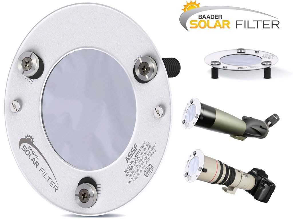  Filtro solare Baader ASSF per cannocchiali terrestri e teleobiettivi fotografici - diametro 115mm  