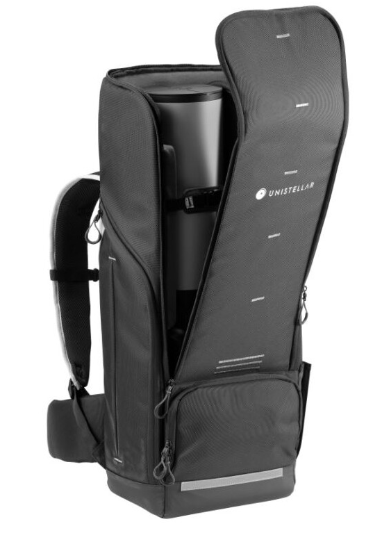  Unistellar Backpack zainetto progettato per adattarsi all'eVscope 2 e eQuinox 