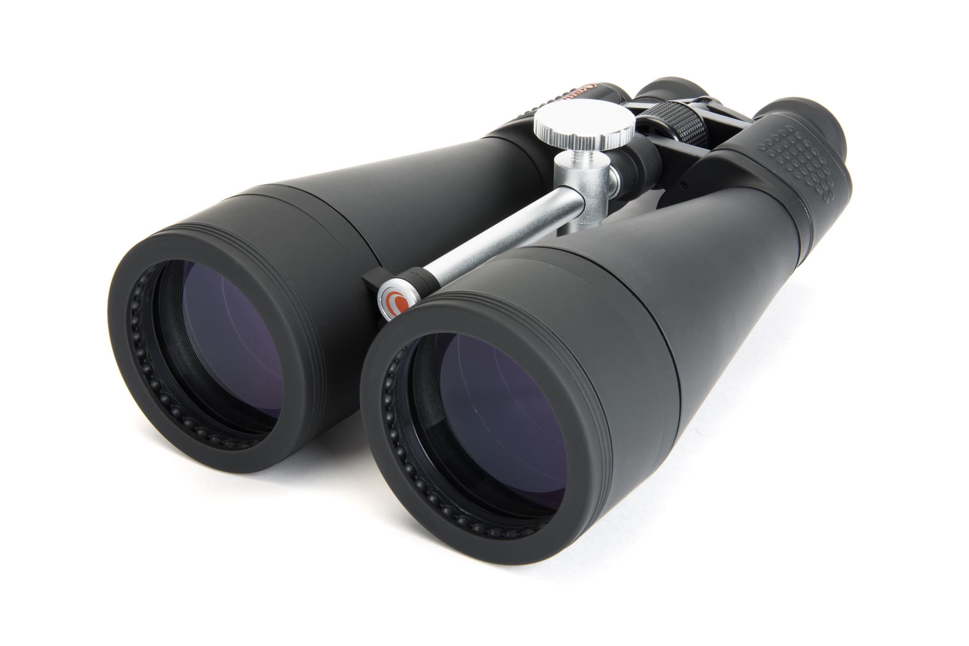 Binocolo gigante Celestron SkyMaster 20×80 con corpo impermeabile rivestito, ottiche acromatiche con trattamento multistrato e rivestimento di fase ed un pratico sistema di fissaggio a treppiede ad asta centrale integrato nel corpo del binocolo. Binocolo gigante Celestron SkyMaster 20×80 con corpo impermeabile rivestito, ottiche acromatiche con trattamento multistrato e rivestimento di fase ed un pratico sistema di fissaggio a treppiede ad asta centrale integrato nel corpo del binocolo.