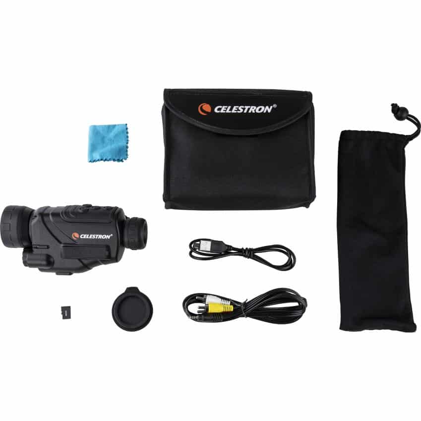  Visore Notturno Celestron NV2 monoculare con visione infrarossi e batteria integrata al litio 