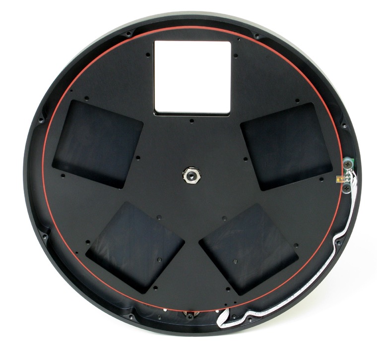 Ruota portafiltri per camere CCD Moravian G4 - 5 posizioni per filtri quadrati da 50x50mm non montati in cella Ruota portafiltri per camere CCD Moravian G4 - 5 posizioni per filtri quadrati da 50x50mm non montati in cella