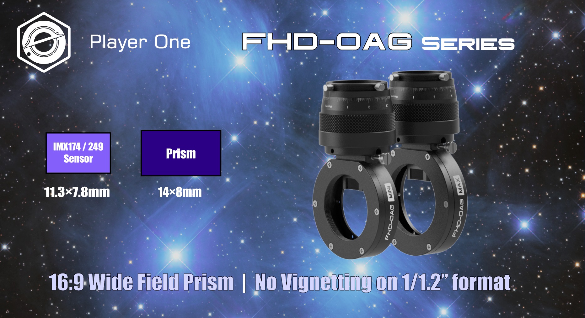  Designed for Ares Series and planetary cameras. [EN] 