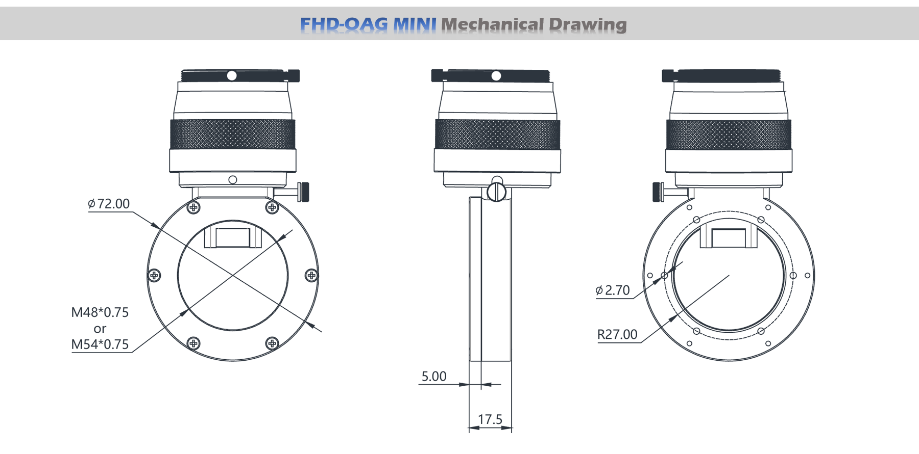  Designed for Ares Series and planetary cameras. [EN] 