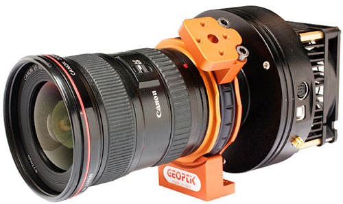  Adattatore per CCD per obiettivi Canon Eos tramite filetto T2 - spessore 19 mm  