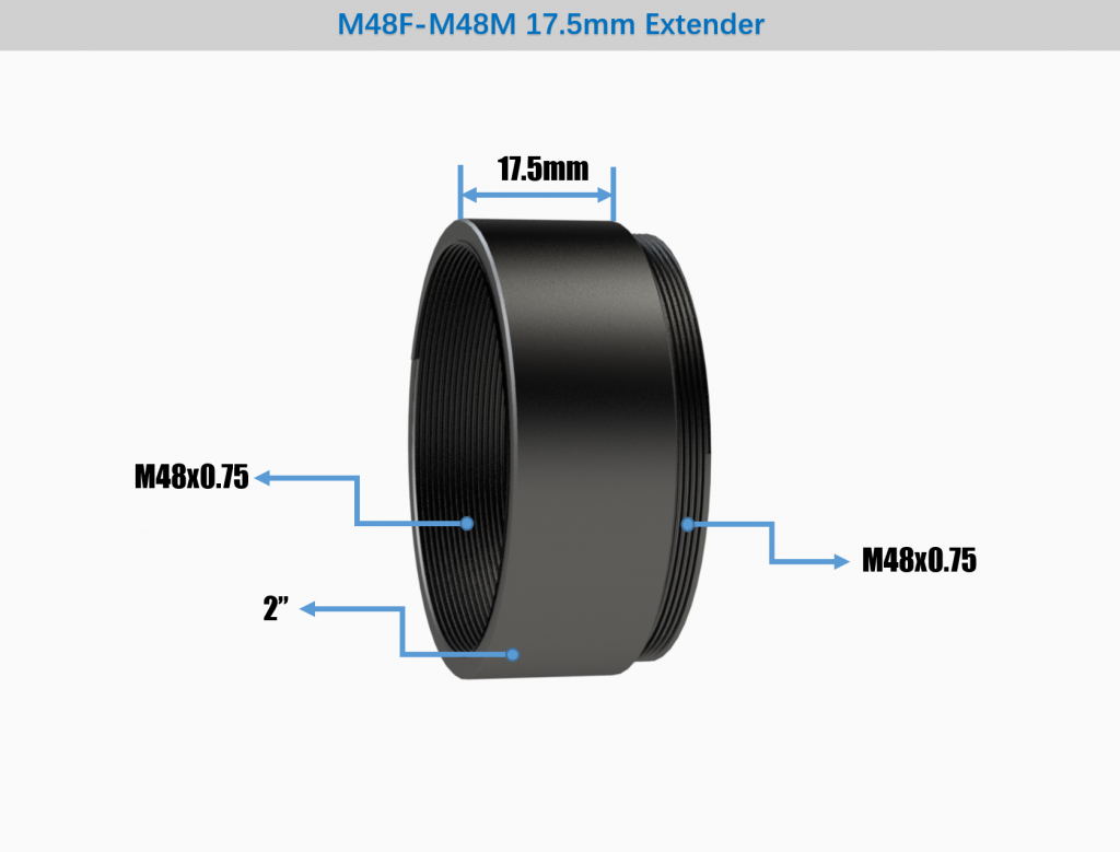  M48F-M48M 17.5MM Extender 