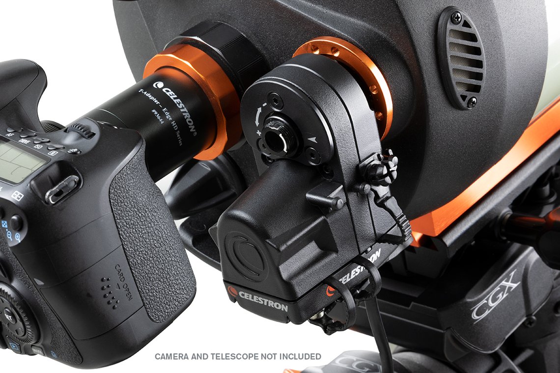  Motorizzazione fuocheggiatore per telescopi Celestron Schmidt-Cassegrain e EdgeHD, oltre che per gli astrografi Rowe-Ackermann. Non compatibile con tubi prodotti prima del 2006 e con il C5 