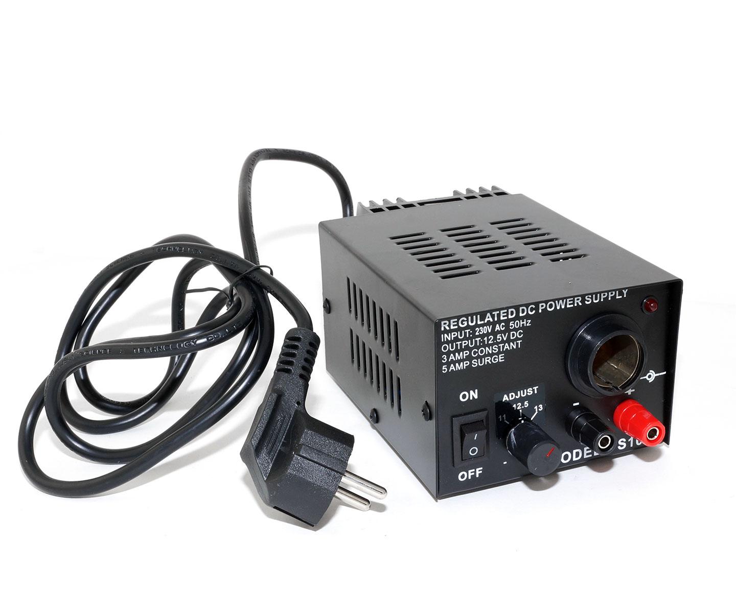   TS-Optics mains adapter to 12V / 3A, adjustable voltage [EN]  