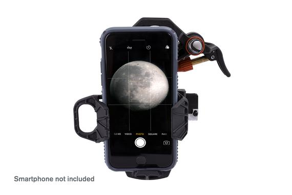  L'adattatore universale per smartphone per fotografare con il vostro dispositivo dall'oculare di cannocchiali, binocoli, telescopi e microscopi 