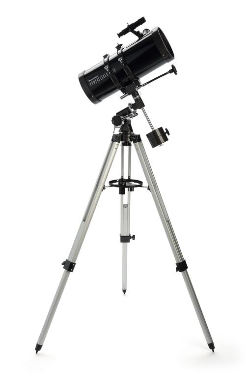  Telescopio riflettore PowerSeeker 127 EQ con motore di ascensione retta e adattatore per smartphone 