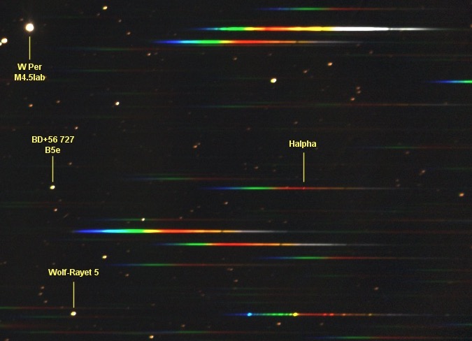  Star Analyzer filtro per spettroscopia,  composto da un reticolo di diffrazione da 100 linee/mm  