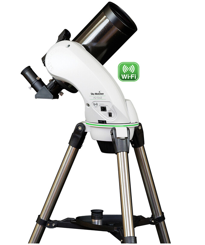  Telescopio Sky-Watcher Maksutov Cassegrain 102mm su montatura AZ-GO2 altazimutale computerizzata Wi-Fi 