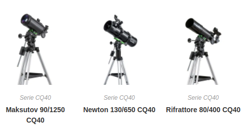 
Telescopio Sky-Watcher Newton parabolico 130/650 su montatura Sky-Watcher CQ40
