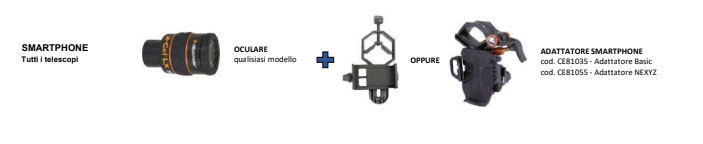  Adattatore universale per smartphone per fotografare direttamente da oculari da 31.8mm 