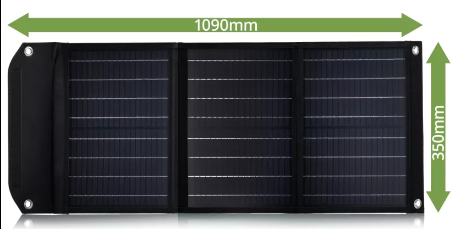  Caricabatterie solare portatile BRESSER 40 watt con alimentazione USB e CC 