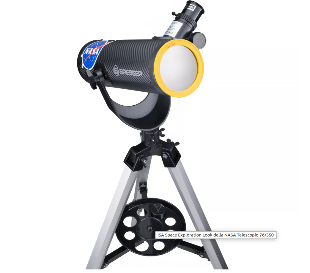 Questo telescopio per principianti con design NASA, adattatore per smartphone e molti accessori, ti permette di fare velocemente le tue affascinanti scoperte astronomiche. Questo telescopio per principianti con design NASA, adattatore per smartphone e molti accessori, ti permette di fare velocemente le tue affascinanti scoperte astronomiche.