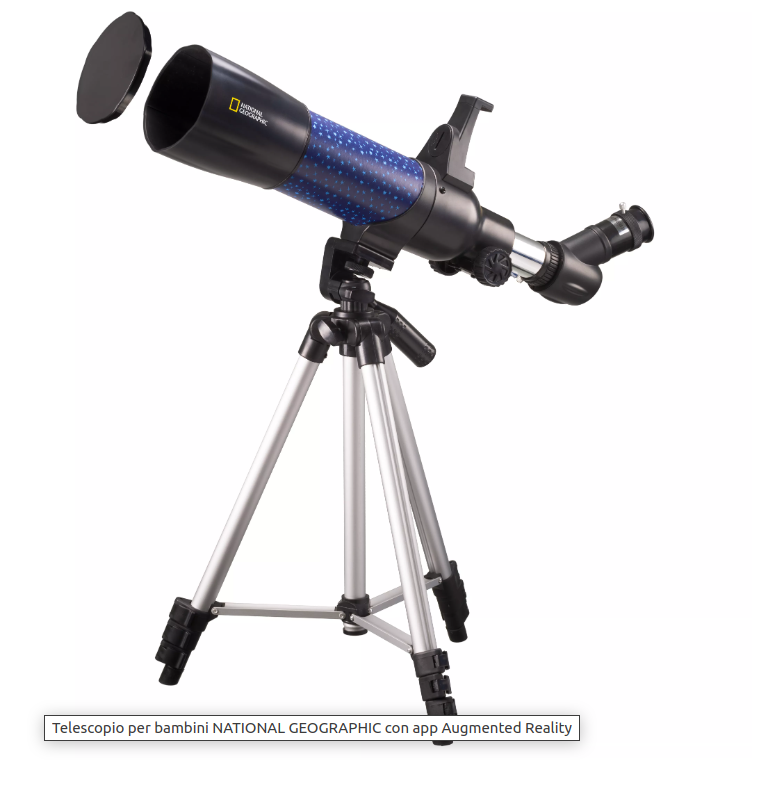  Telescopio per bambini NATIONAL GEOGRAPHIC con app Augmented Reality 