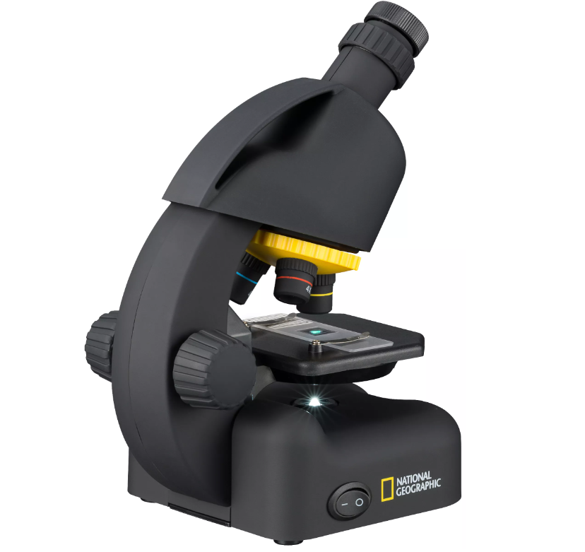  Il microscopio NATIONAL GEOGRAPHIC 40-640x è un microscopio ideale per i principianti; include supporto smartphone 