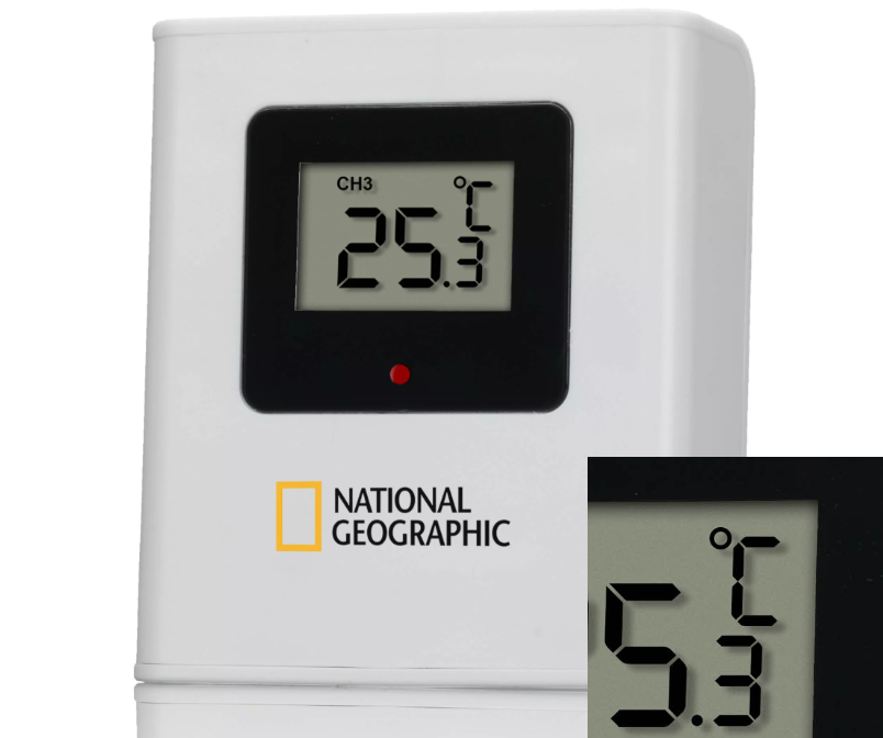  Stazione meteorologica NATIONAL GEOGRAPHIC trasparente 