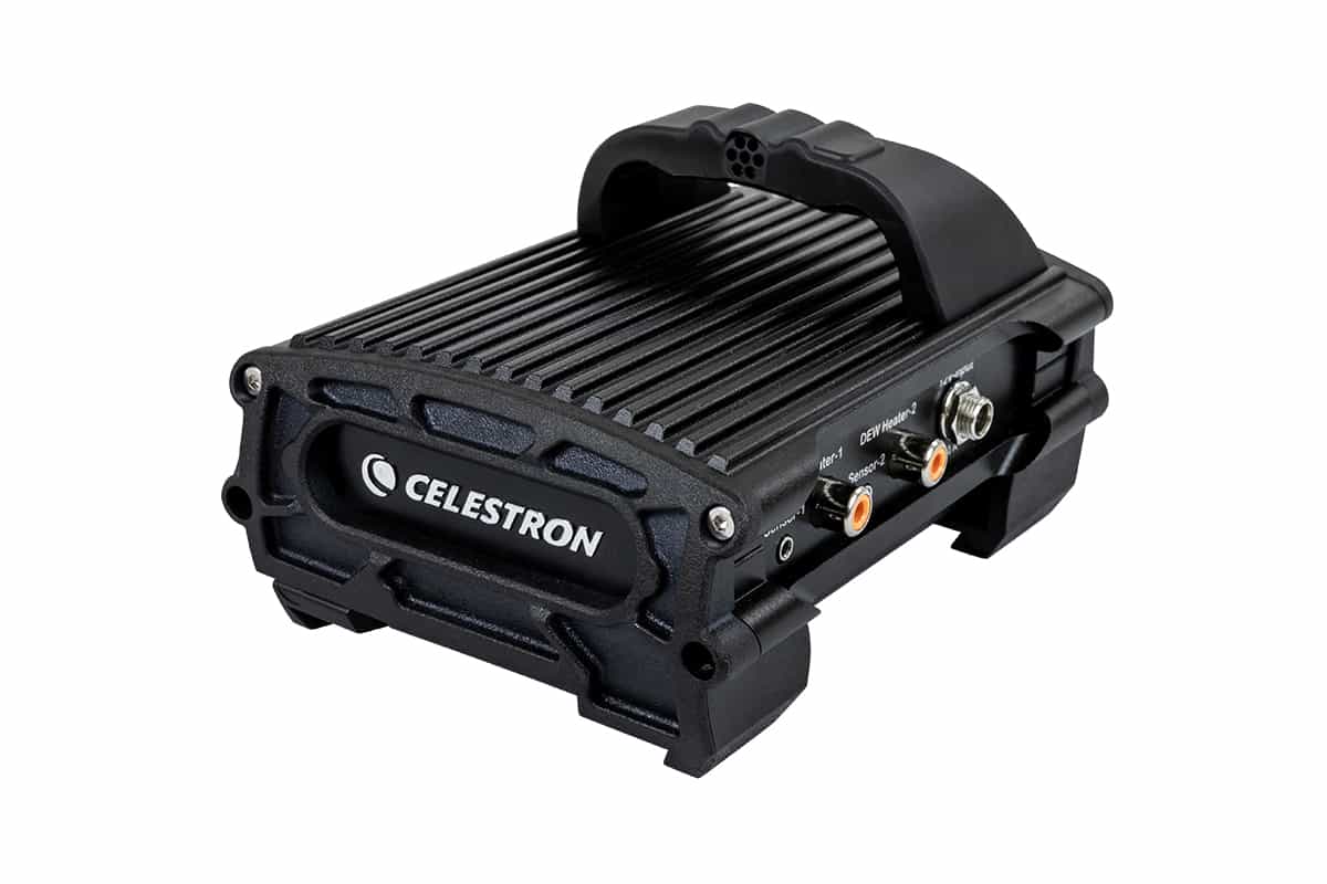  Controller Celestron Smart DewHeater 2X anticondensa per regolazione della temperatura dinamica fino a due anelli anticondensa
  